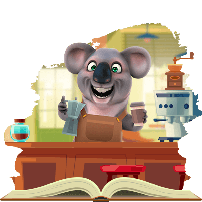 Kev the koala drank too much coffee